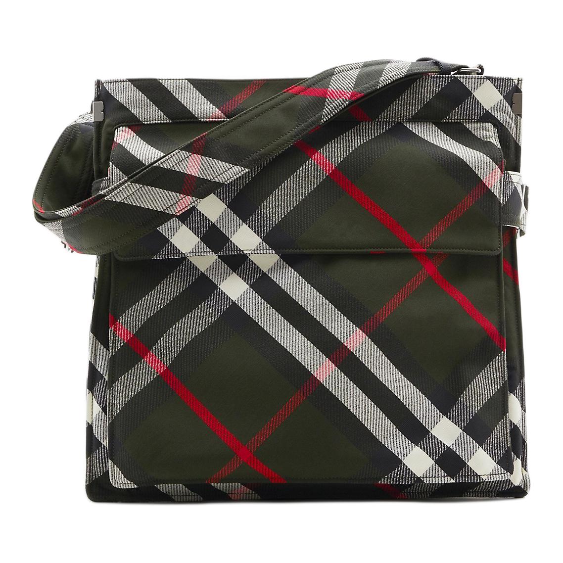 Burberry Olive Green Vintage Check Canvas