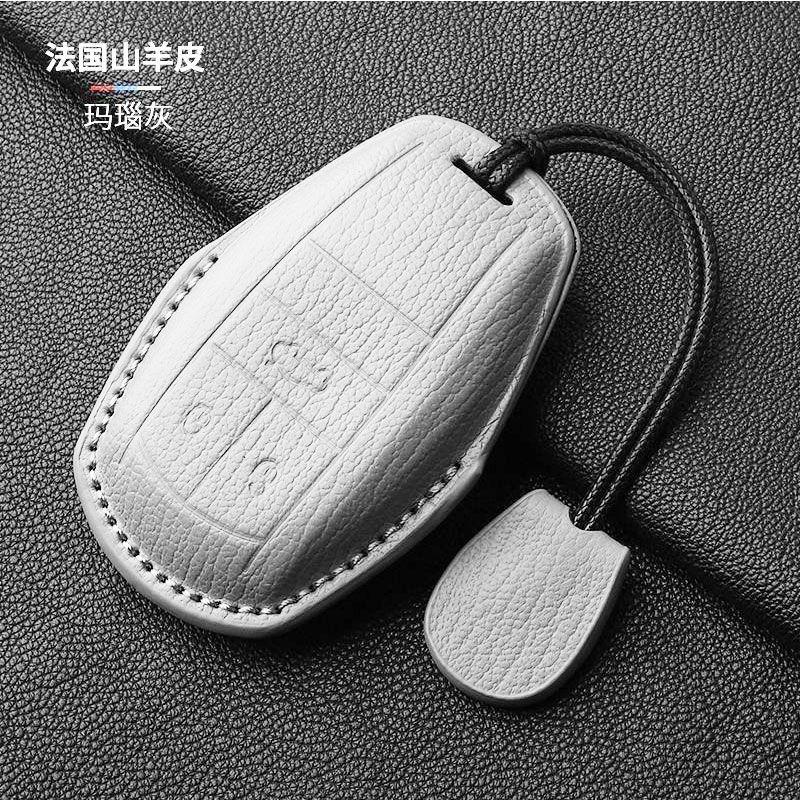 

Special Bentley Car key Case Continental Bentayga Flying Spur key buckle High-End Full-cover Goatskin For Men And Women NewStyle