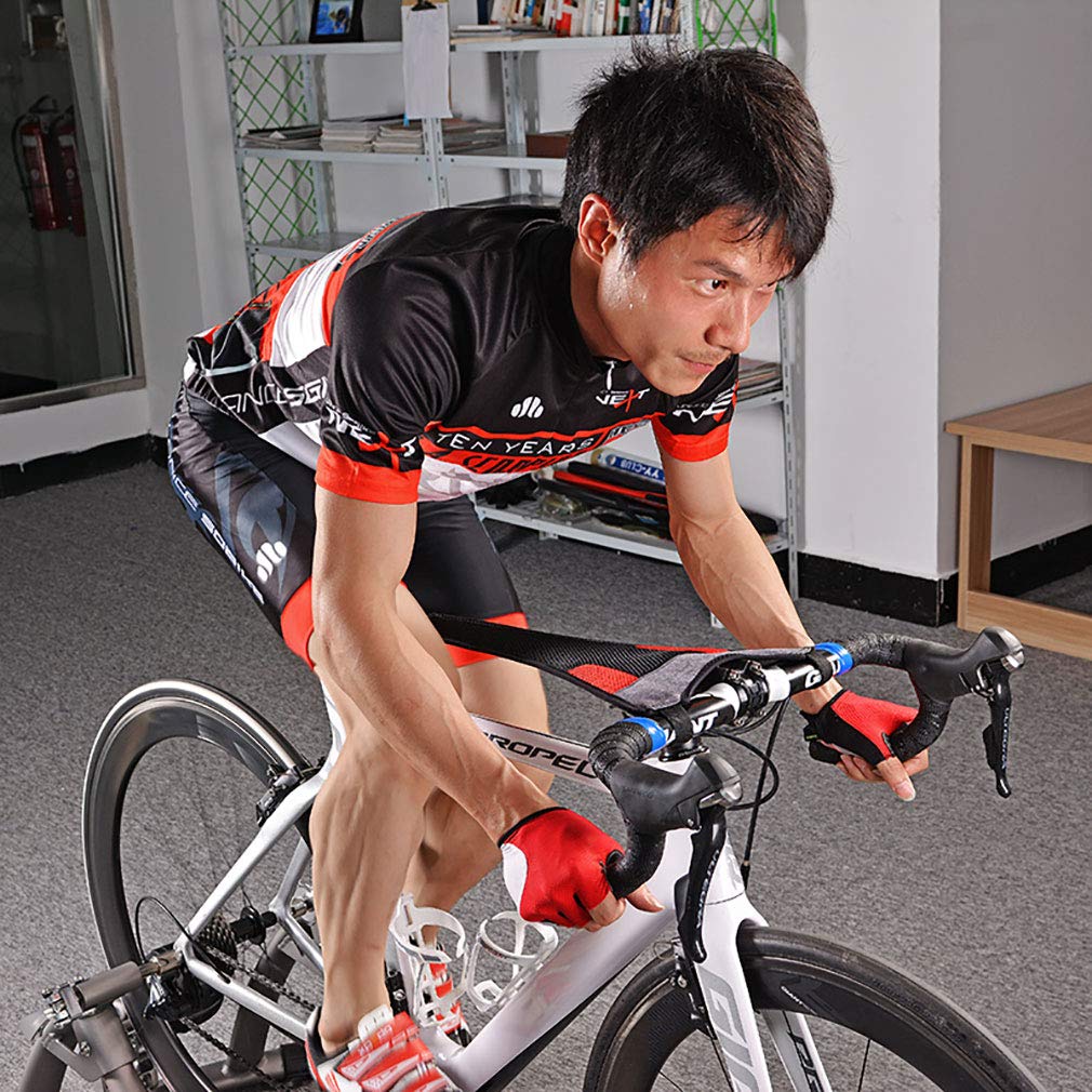 ROCKBROS Roller Trainer Sweat Sweat Cover for Indoor Bicycle Training and Road Hand with Smartphone Touch Function Cover, Bikes, Quick-Drying,