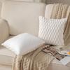 Pineapple Plush Lines Pillowcase Bedroom Imitation Rabbit Velvet Sofa Cushion