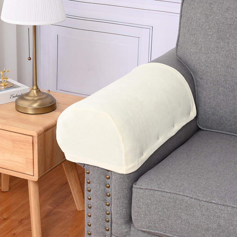 

A p of Sofa Armrest Cover Household Silver Removable And Washable Sofa Elastic ive Cover Non Slip Four Seasons