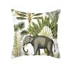 New Tropical Plant Print Pillowcase Summer Peach Skin Cartoon Animal Home Cushion Living Room Cushion