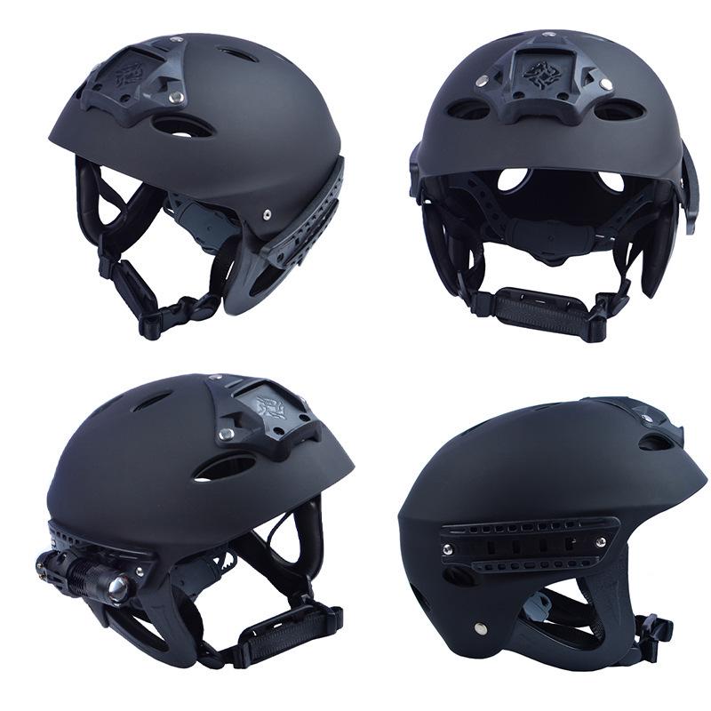 Adjustable ABS Half-Helmet for Tactical Surface Water and Flood Rescue красный