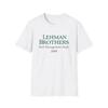 Dipartimento di Gestione del Rischio Lehman Brothers Retrò. T-shirt Unisex 2008 S-5XL