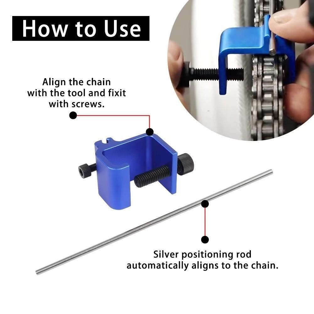 Lightweight Motorcycle Chain Alignment Tool Quick Adjustment Vehicle Chain Tool