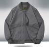 Spring and Autumn New Men's Washed Casual Jacket Loose Plus Size Fashion Washed Collar Flying Jacket