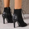 New Style Fashion Women's Ankle Latin Dance Shoes for Girls Soft Bottom Ballroom Shoes for Dancing Ladies High Heel Latino Shoes