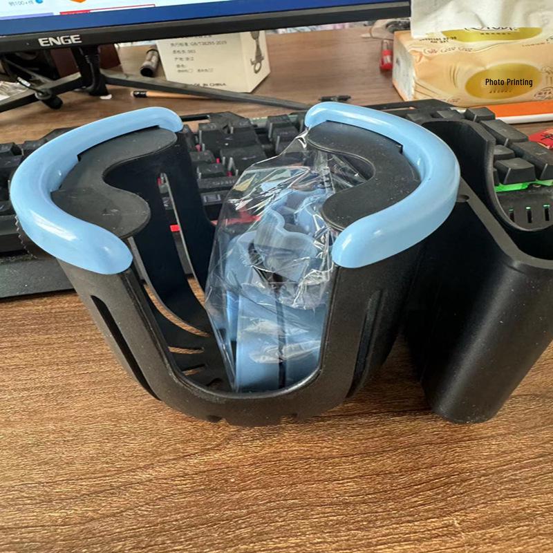 

Универсальный держатель для стакана для велосипеда и электромобиля: Уличный держатель для бутылки, телефона и чайника для коляски. OPP Packaging синий