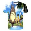 Anime Studio Ghibli Spirited Away 3D Printed Children T Shirt Totoro Harajuku Short Sleeve Shirt Summer Street Casual Tshirt