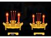 Dual-Use LED Incense & Candle Holder for Ancestor Worship (Battery-Free)