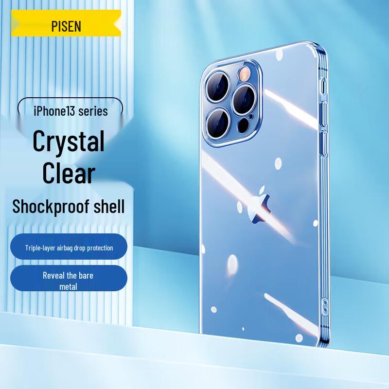 Pisen Transparent Anti-Drop Phone Case for iPhone 13 Pro Max iPhone 13 Pro Max