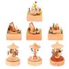 Christmas Festival Wooden Music Box: Creative Children's Toy and Home Decoration Craft, Perfect Birthday Gift