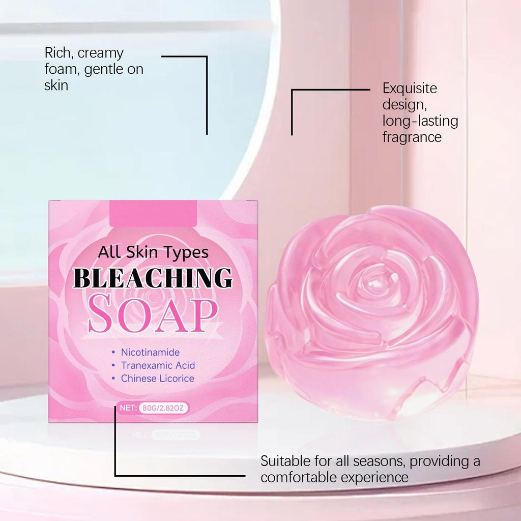 Rose Care Cleansing Soap Is A Gentle, Comfortable, Smooth And Refreshing Daily Soap For Cleansing The Body And Skin.