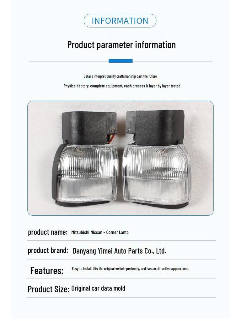 Fits Mitsubishi/Nissan: Corner Lights, UD Headlights, Side Lights & Turn Signals