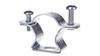 Omega Bracket for Steel Pipes 25mm Galvanized Steel 5225 Znm