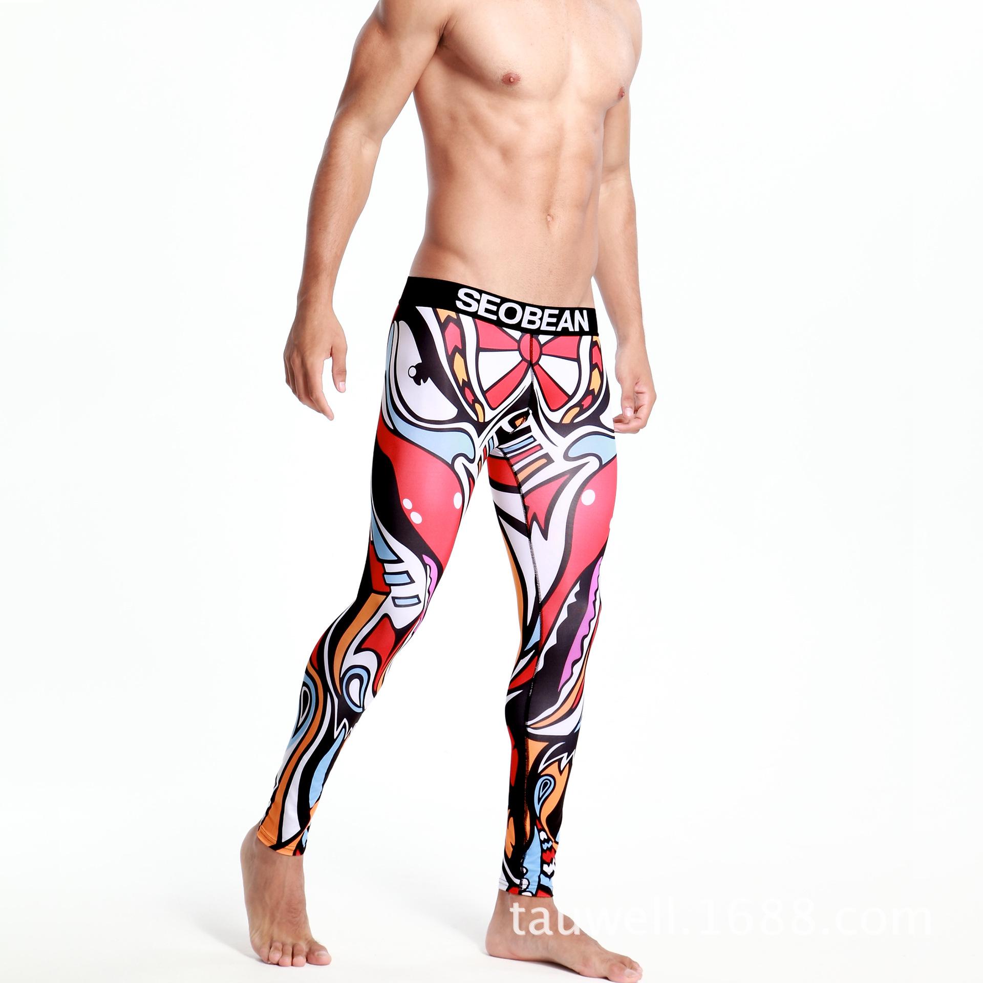 

Мужские модные осенние длинные подштанники базового слоя Large красный