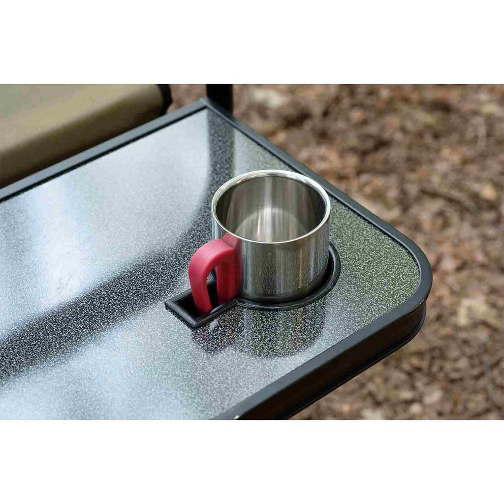 Židle Coleman, odkládací stolek, lehátko, ST olivová, 2000033809