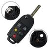 Replacement Key Shell Case for Volvo Auto Remote Flip Key XC70 XC90 S60 V70