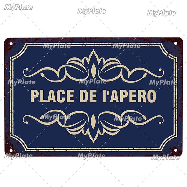 France Poster Vintage Plaque Tin Sign Metal Sign Wall Decor For Bar Plate Crafts Art Poster Custom