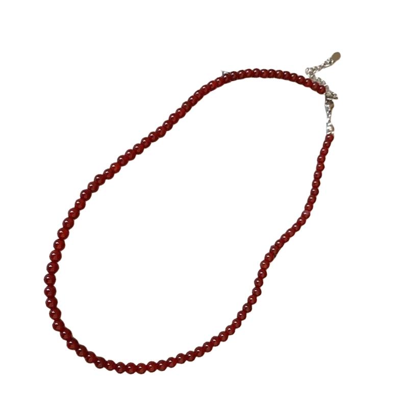 Colier cu mărgele în stil vintage Colier cu lungime reglabilă Bijuterii pentru gât la modă și elegantă Cadou pentru femei fete