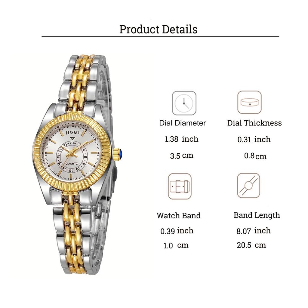 Light luxury fashion ladies quartz watch line scale alloy steel belt, suitable for daily wear, anniversary, Christmas gift