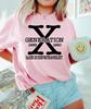Gen X T-Shirt Generation Aufgewachsen Mit Gartenschlauch Wasser Und Vernachlässigung Nostalgisch Lustig Unisex Kindheitserinnerungen Mama