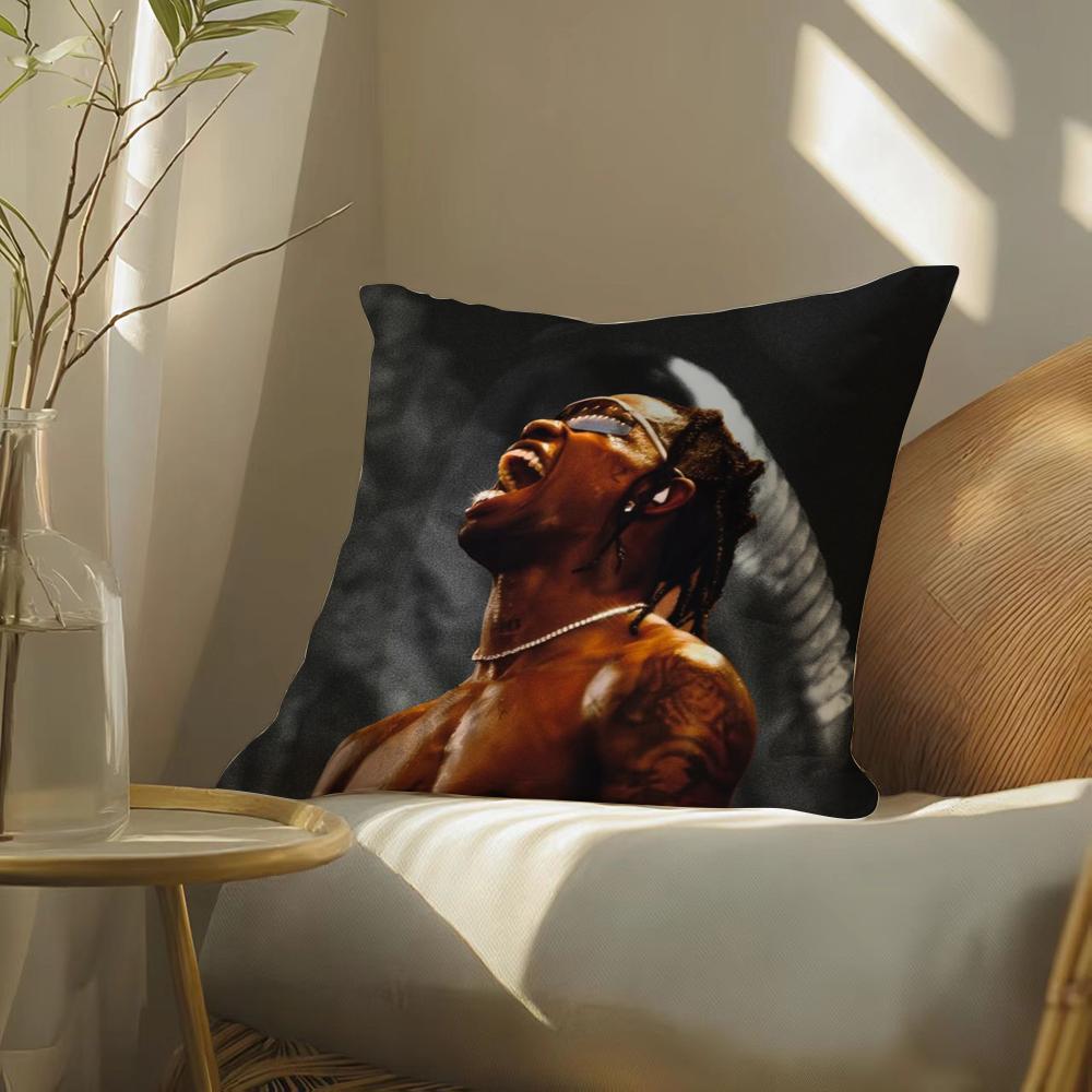 AAAP RRocky Pillow Case Pattern Printed Pillowcase for Living Room Sofa Cushion Cover  Bedroom Decor