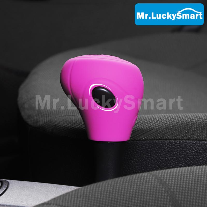 Car Shift Lever Handbrake Lever Silicone Anti-Skid Cover For Mercedes Smart 451 Fortwo Car Interior Styling Products Accessories