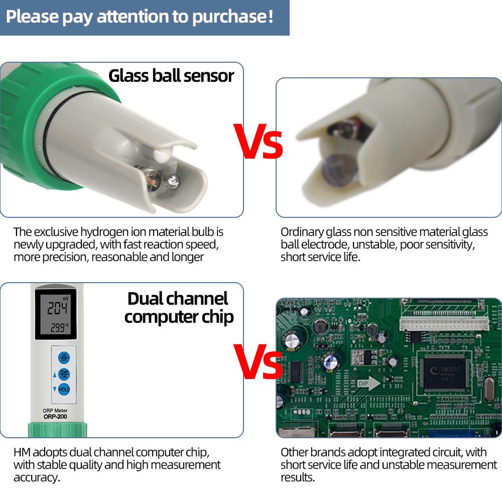 HM 2/3/4 în 1 PH-metru digital TDS EC Temp PH-metru Instrument de măsurare pentru testarea calității apei pentru băut acvariu hidroponic