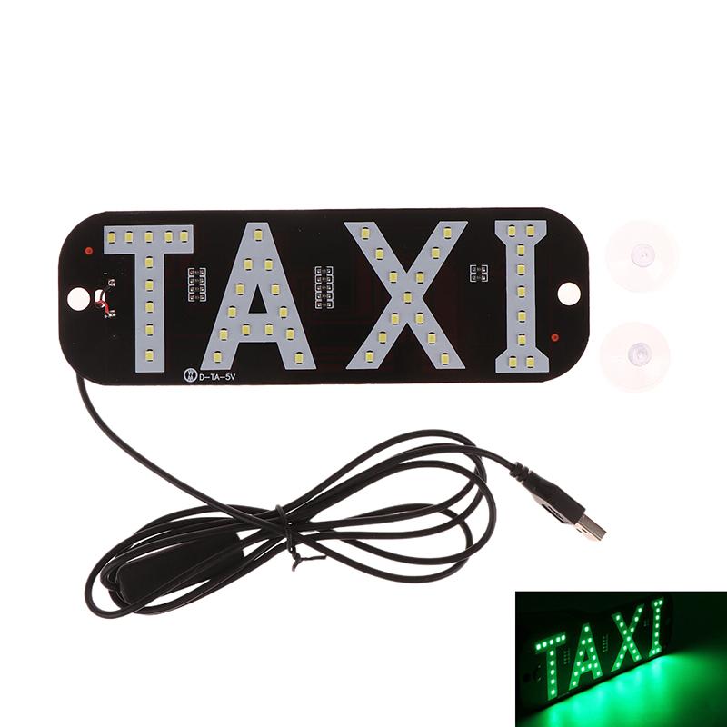 Led Signal Light Taxi Signal Lamp For Taxi Logo Light Usb Led Cab Panel Indicator Lights Signal Lamp Auto Decoration Lamp