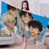 Mystery Detective C-Conan Anime Beach Swimming Towel Soft Absorbent Washcloth Children's Gifts for Kids Travel Camping Gym