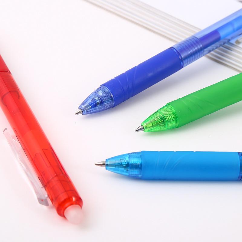 1 Piece Stationery School Office Erasable Press Multicolour Gel Pen Supply Cute Kawaii Creative Pretty Lovely Pen