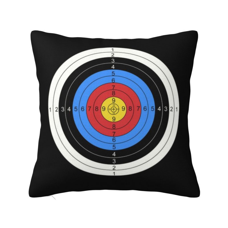 Shooting Target Cushion Covers Archery Archer Darts Velvet Cute Pillow Decor Home
