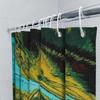 Modern Colorful Shower Curtain With Vivid Patterns Decorative Bath Liner For Home Bathroom