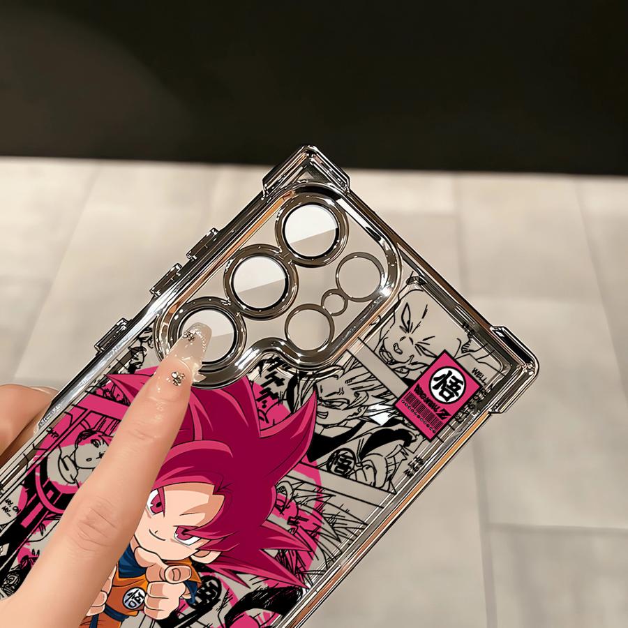 DBZ Dragon BALL Phone Case for Samsung Galaxy S21 Plus S20 FE S24 S22 Ultra S25 Edge S23 Clear Cover