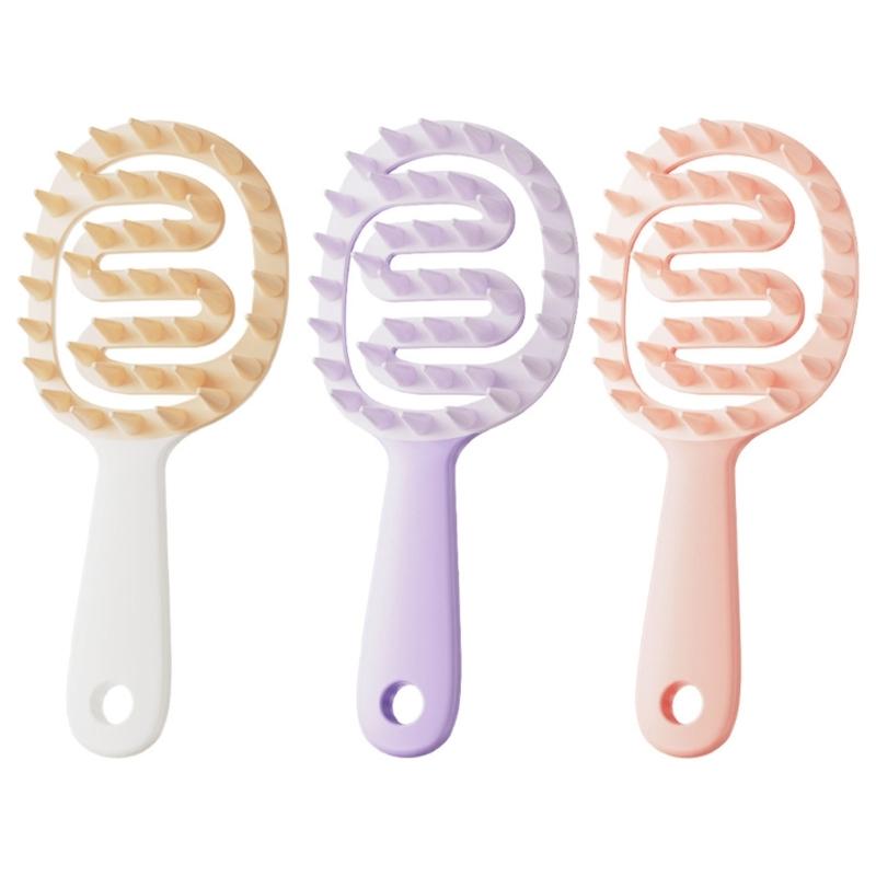Hair Shampoo Brush Practical Hair Comb Detangling Hair Brush Scalp Scrubber Scalp Massager Shampoo Brush for Woman