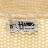 HANSON 70s Wool Blend Vintage Long Sleeve Junk Cardigan White Men's Used