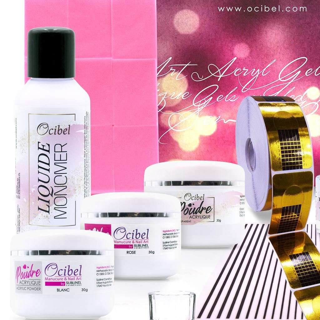 Kit Manucure Faux Ongles Acrylique Complet