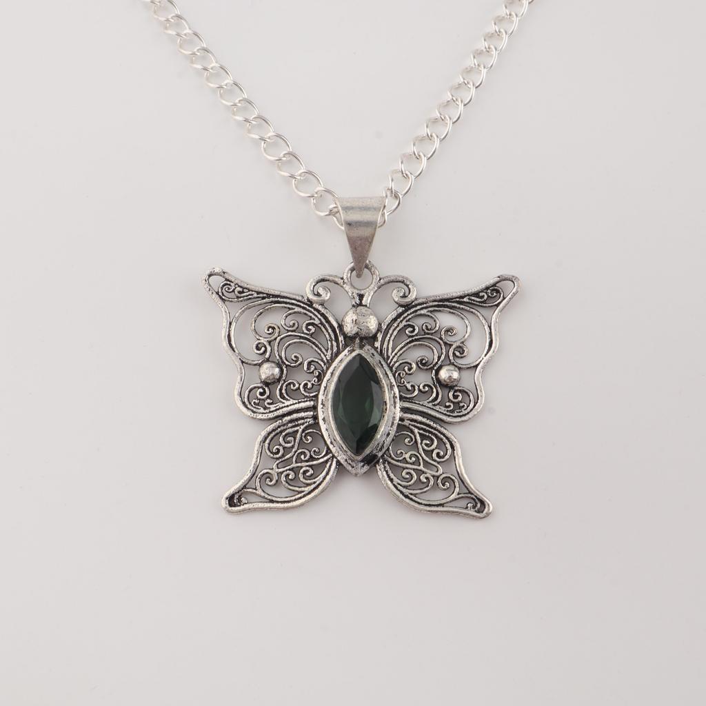 Green Tourmaline Gemstone 925 Sterling Silver Partywear Pendant 1.5" Women Jewelry For Wedding Gift CP-41-14