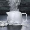 High temperature resistant glass flower teapot, little penguin pot creative brewing teapot high borosilicate glass pot 400ml