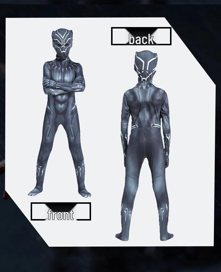 Venom Superhero Bodysuit Halloween Costume: Spiderman & Black Panther Cosplay Jumpsuit