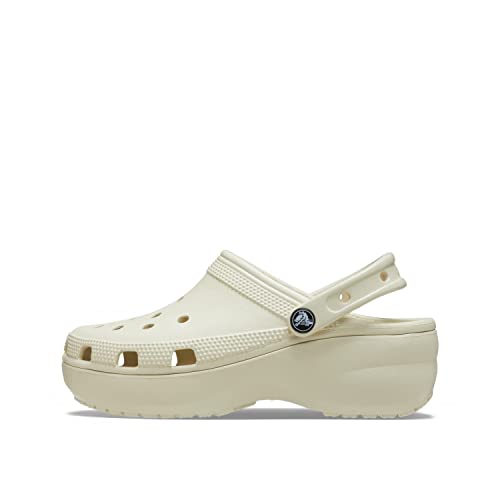 Сандалии Crocs Classic Platform Clog, женские, бежевые, размер 23,0 см