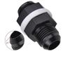 AN6 AN8 AN10 AN12 Black Aluminum Bulkhead Fitting High Pressure Fuel Line Connector Car Accessories Fuel System Fittings7