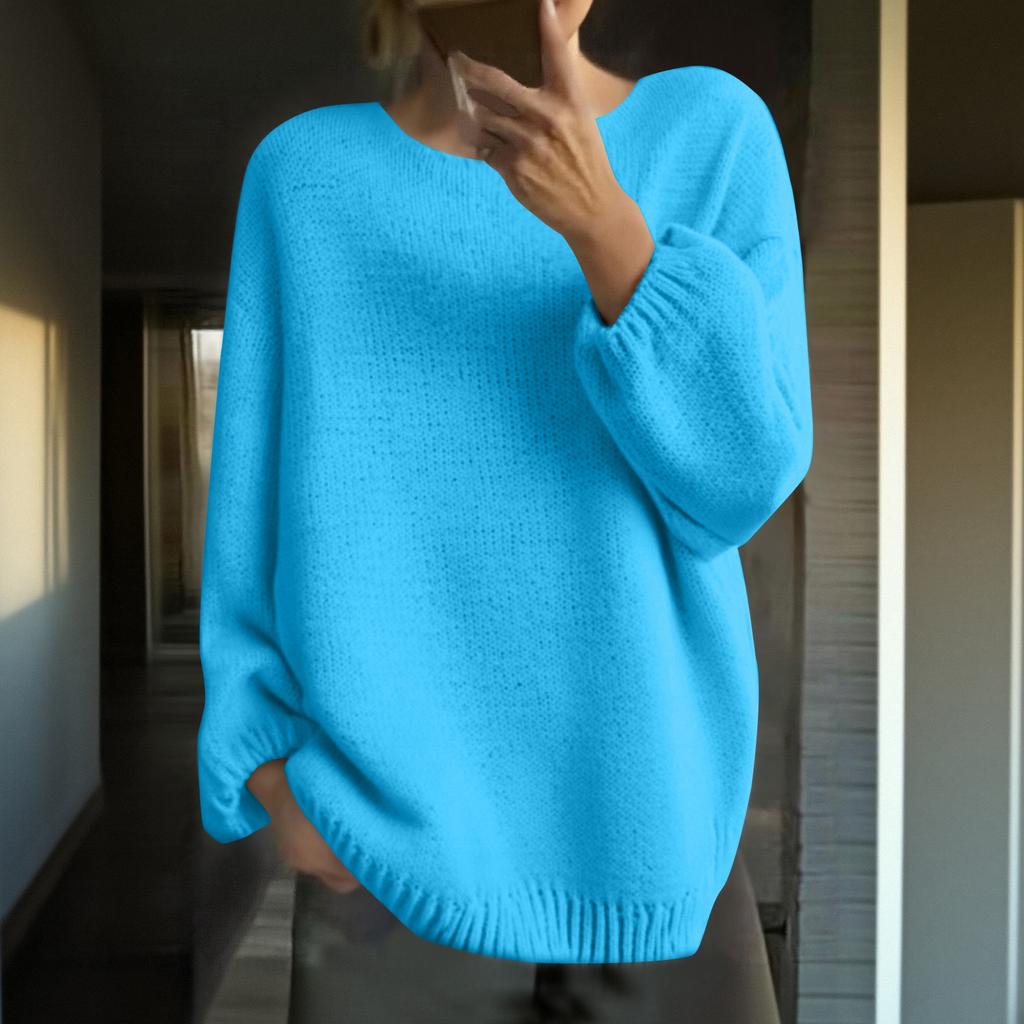 Women's Loose  Winter Knitted Fashion Casual Pullover Sweater