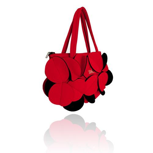 Suin Flower Tote Bag_Red