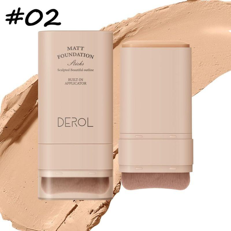 DEROL - Mattes Foundation-Stäbchen - #01-#03