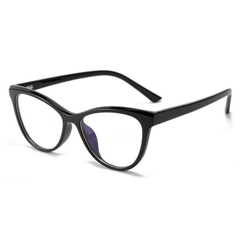 

Blue Light Blocking Transparent Gray Frame Cat Eye Diopter Glasses Women Myopia Lens Prescription Eyeglasses 0 -0.5 -0.75 To -6 0