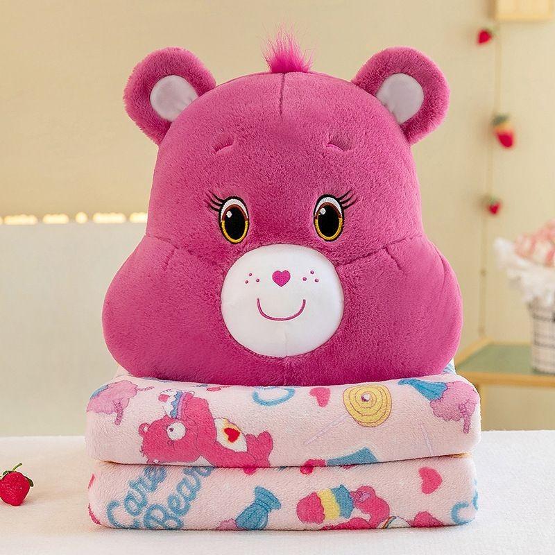Adorable Animal Plush Bear Hand Warmer With Soft Blanket And Supportive Pillow Design