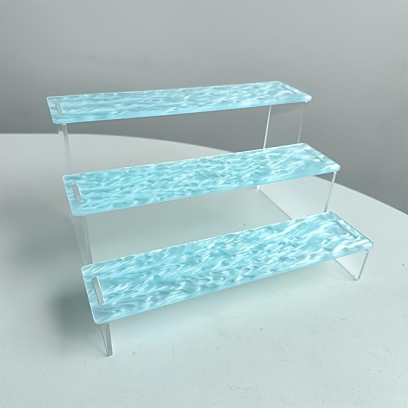 Acrylic Three-layer Display Rack, Display Rack Storage Art Organizer, Suitable for Party Display Rack, Holiday Decoration