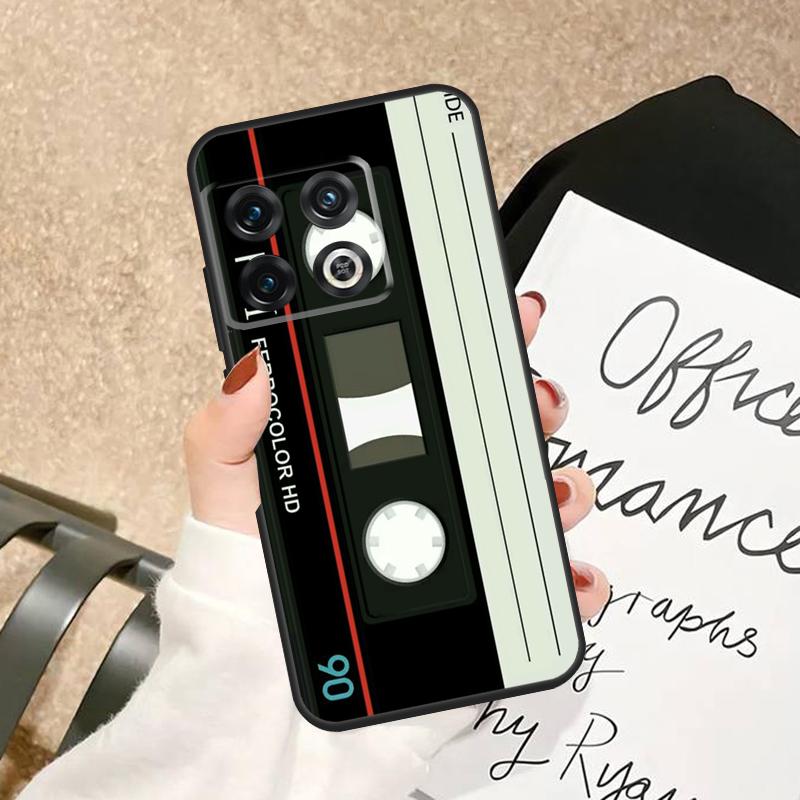 Vintage Cassette Tape Retro Case For OnePlus 13R 13 13s 12 12R 11 10 Pro 10T Nord 3 CE 5 2 4 Lite N10 N20 N30 Back Cover